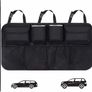 Car Boot Organiser Waterproof Kick Mats Car Organiser Seat Back Protectors, Multi-Pocket Children's Travel Storage Image 4