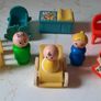 Vintage Retro Fisher Price Play Family Nursery Set 1980 Image 2