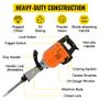 Demolition Jack Multifunctional Rotary Hammer 1500W Ground Breaking Concrete Electric Hammer Tool Impact Drill Image 5