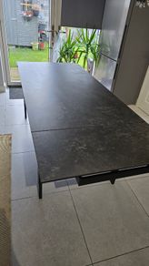 Dark Grey Ceramic Extending 1.6/2m/2.40mDining Table