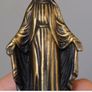 Brass holy Mary small statue Image 6