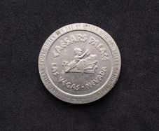 Ceasars Palace , Las Vegas , Nevada , One Dollar Gaming Token - 1980