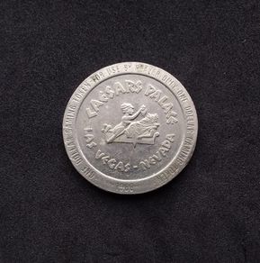 Ceasars Palace , Las Vegas , Nevada , One Dollar Gaming Token - 1980