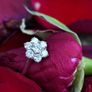 Vintage 1950/60s Diamond Daisy Flower Ring - 18ct & Platinum Image 6