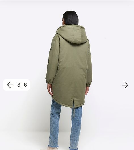 River Island Fur Lined Coat