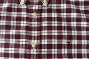 Tommy Hilfiger Burgundy Check Shirt  L