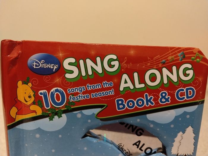 Disney Sing Along Festive Book And Cd Set