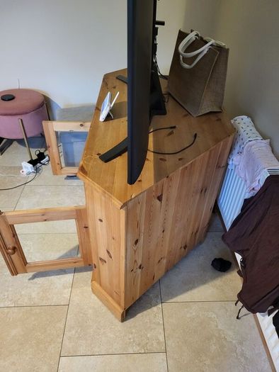 Corner unit cupboard and TV stand