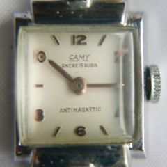 Vintage1930s CAMY Ancre 15 Rubis Ladies Watch Vintage Hand Wind Up Wrist Watch Art Deco Swiss Made Working