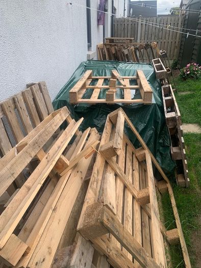 pallets/firewood