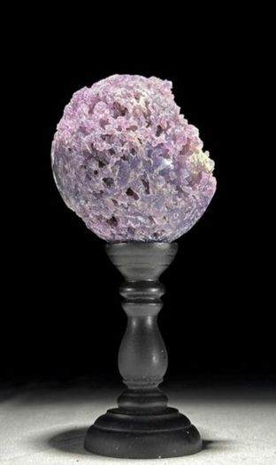 Grape Agate - Agate, Wooden Stand