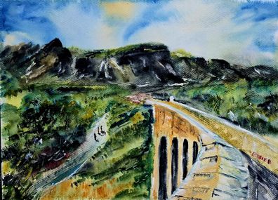 Waterford Greenway watercolour