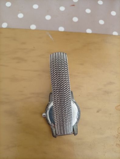 Vintage Jemis (Seiko Group) Quartz Watch. Rare Retro 1980s Mesh Strap Timepiece