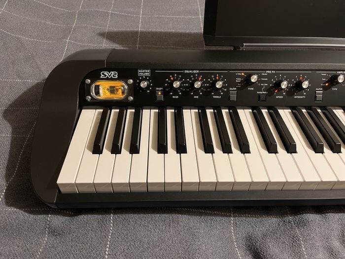 Korg SV2 73 key stage keyboard with music stand