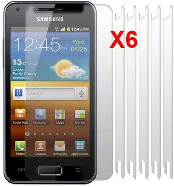 6x1 Pack Screen Protector For Blackberry, Htc, Iphone, Ipod, Nokia, Samsung & Sony Ericsson