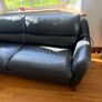 Sofa grey leather Image 3