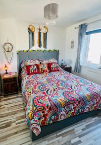 Emma Super King Ottoman bed and mattress if wanted