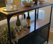 IKEA Furniture Bundle - FJALLBO Unit, VITTSJO Shelf & KALLAX Bench with Inserts