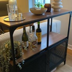 IKEA Furniture Bundle - FJALLBO Unit, VITTSJO Shelf & KALLAX Bench with Inserts