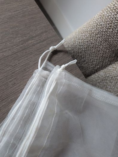 Two storage mesh bags