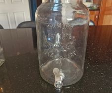 Glass Drinks Dispenser with Tap (approx. 5L)