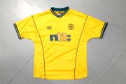 FREE POST 2000 Celtic (M) Jersey Shirt Umbro NTL Soccer Football Glasgow SCotland Ireland Vintage Retro Away Medium