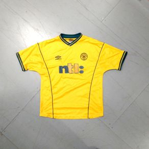 FREE POST 2000 Celtic (M) Jersey Shirt Umbro NTL Soccer Football Glasgow SCotland Ireland Vintage Retro Away Medium