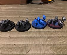 Warhammer 40k Tyranid Ripper swarms x 4