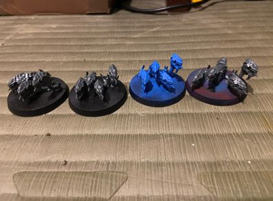 Warhammer 40k Tyranid Ripper swarms x 4