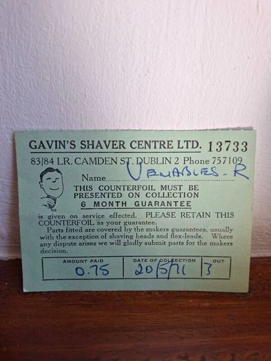 Vintage shaver