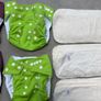 LittleLamb One Size Pocket Nappies 6 with 12 Bamboo Boosters Image 3