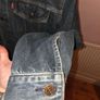1992 Vintage Levi's Classic Jean Denim Trucker Button Up Jacket -XL size Image 5