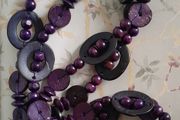 Purple - Extra Long - Necklace