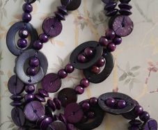 Purple - Extra Long - Necklace