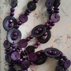 Purple - Extra Long - Necklace