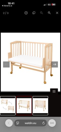 Bedside crib