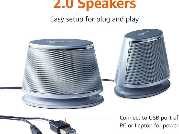 Amazon basics 2.0 Computer Speakers