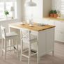 IKEA kitchen island and high chairs Image 4