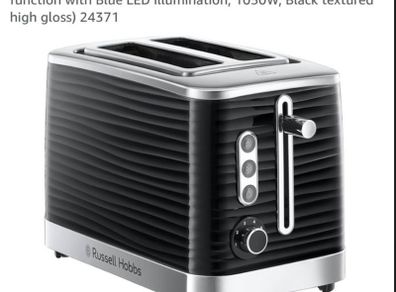 Inspire Black 2 Slice New Toaster