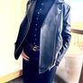Stradivarius oversized faux leather biker jacket black - Size M Image 5