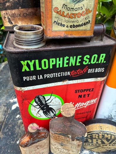 Vintage French Tins / Advertising Cans