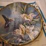 Pickard Collector Plate Hummingbird and Lilies Image 2