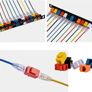 10 inch 0.5U 12 Port Blank Keystone Patch Panel with Cat6 RJ45 Keystone Jack Insert for DeskPi RackMate T0/T1/T2 Network Cabinets/Server Rack Image 9