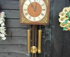 1940s German Hermle Wall Clock