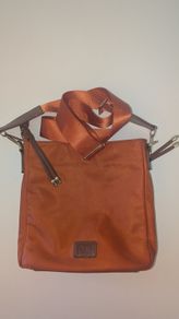 Kilkenny Design KD Adola Nylon Crossbody Bag, Terracotta, As New