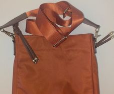 Kilkenny Design KD Adola Nylon Crossbody Bag, Terracotta, As New