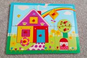 Wooden Kids Developmental Shapes Puzzle