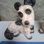 Vintage chalkware terrier dogs Image 5
