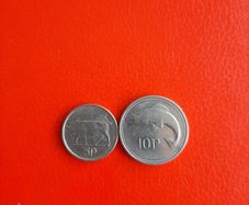 1993 Irish 5p and 10p