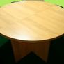 DELLA ROVERE ITALY wooden round table 110cm - dining table - coffee table - office table Image 2